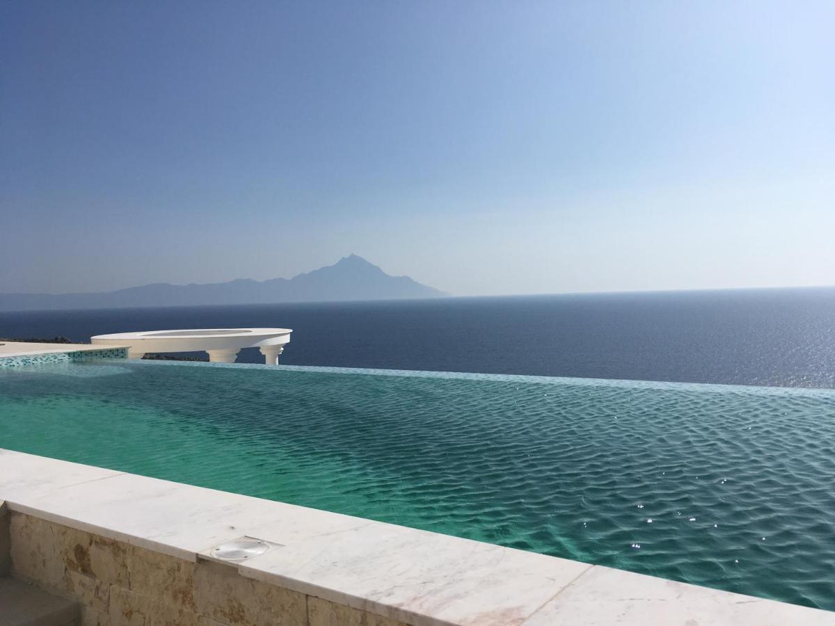 Villa Ulyana Kriaritsi - Athos Sea View & Spa Ngoại thất bức ảnh
