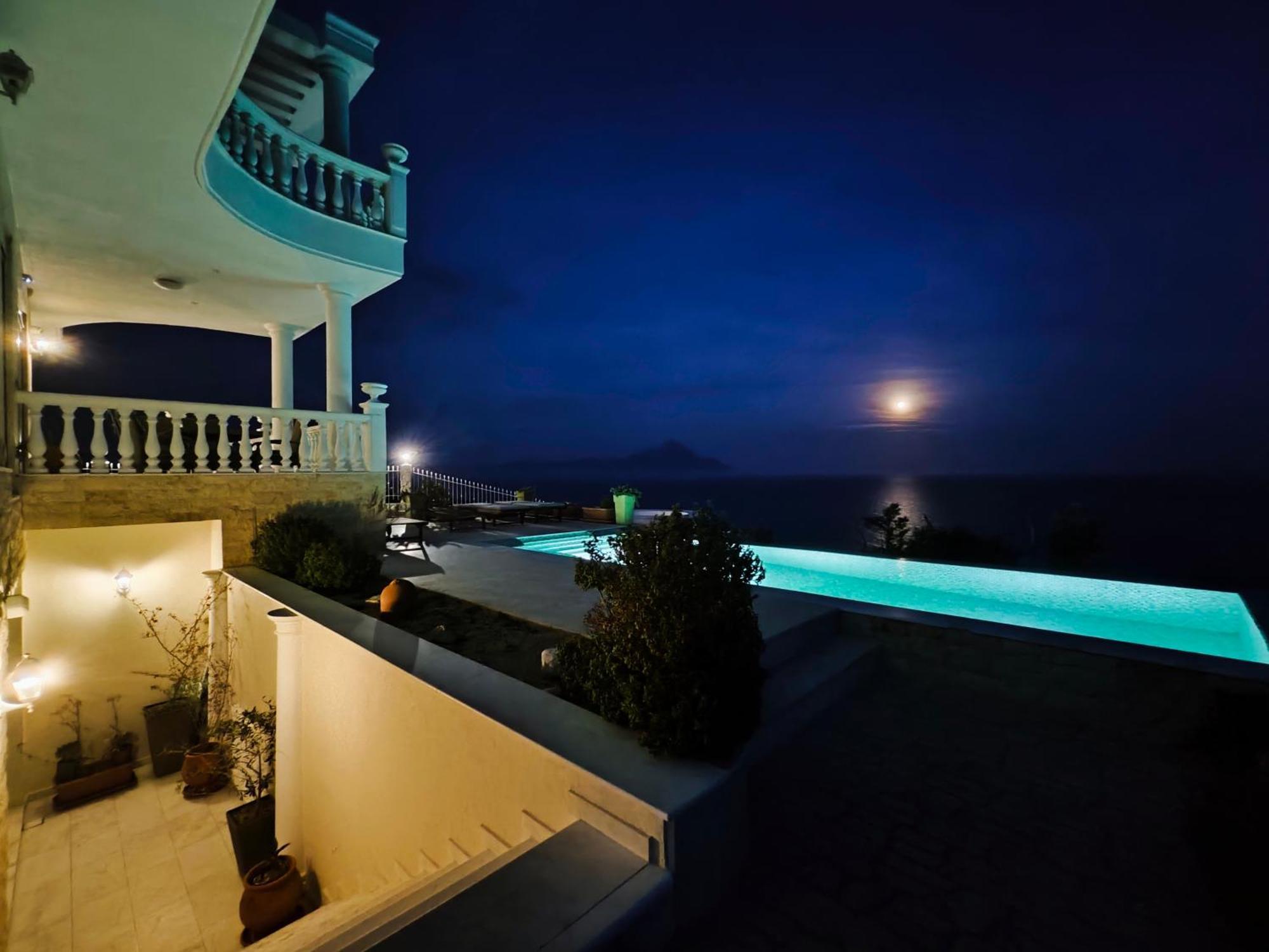 Villa Ulyana Kriaritsi - Athos Sea View & Spa Ngoại thất bức ảnh