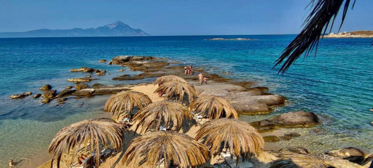 Villa Ulyana Kriaritsi - Athos Sea View & Spa Ngoại thất bức ảnh